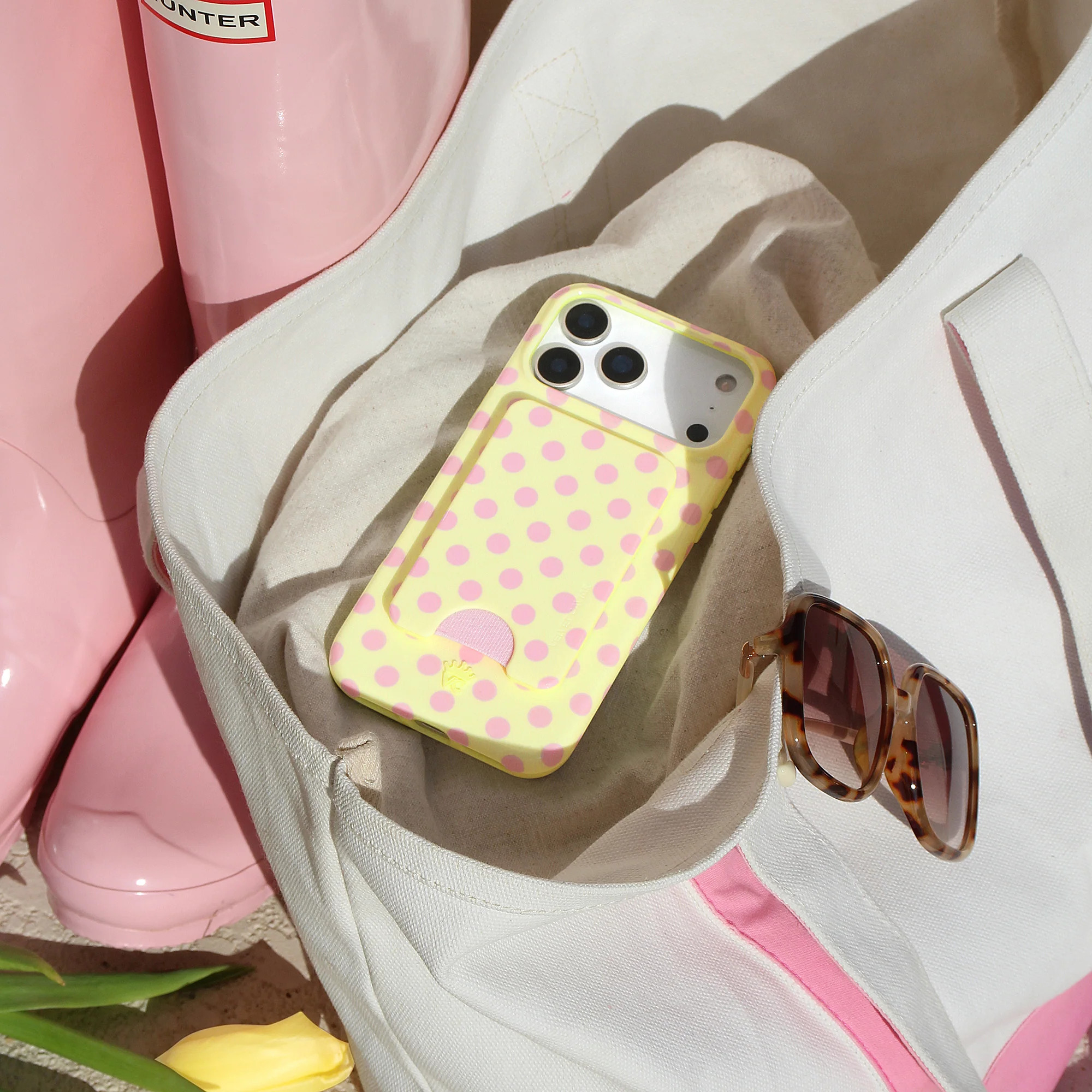 Buttercream Polka Dot iPhone Case | Velvet Caviar