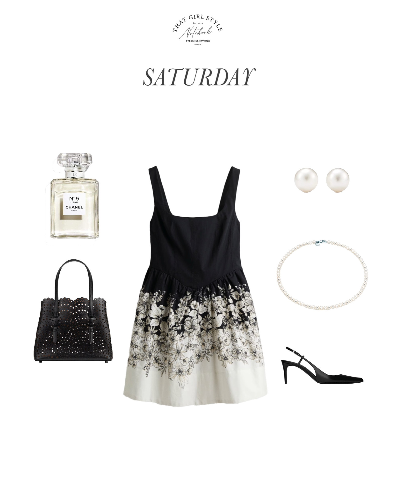 Look 48 | Dress H&M, Bag Alaïa, Heels Saint Laurent, Necklace & Earrings Tiffany & Co

#LTKstyletip #LTKautumn #LTKluxury