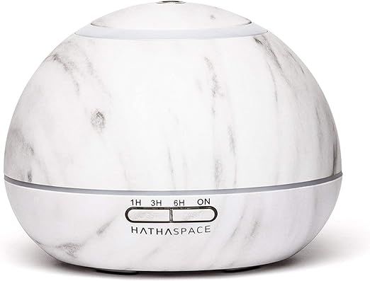 HATHASPACE Marble Essential Oil Aroma Diffuser, 350ml Aromatherapy Fragrance Diffuser & Ultrasoni... | Amazon (US)