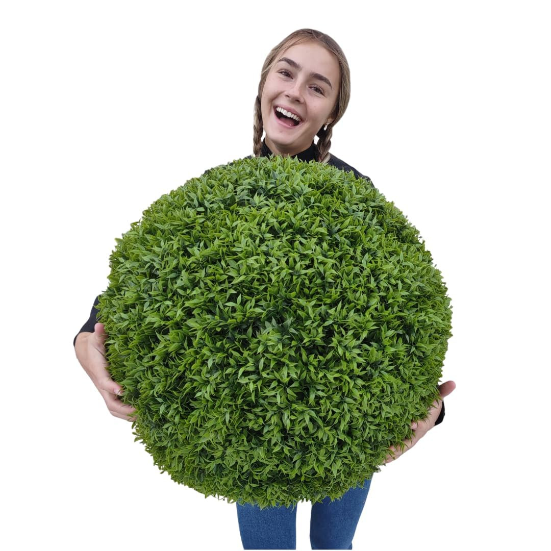 365 Curb Appeal 23" XL Topiary Balls (Better Than A Boxwood, 1 Topiary Ball (2 Halves)) | Amazon (US)
