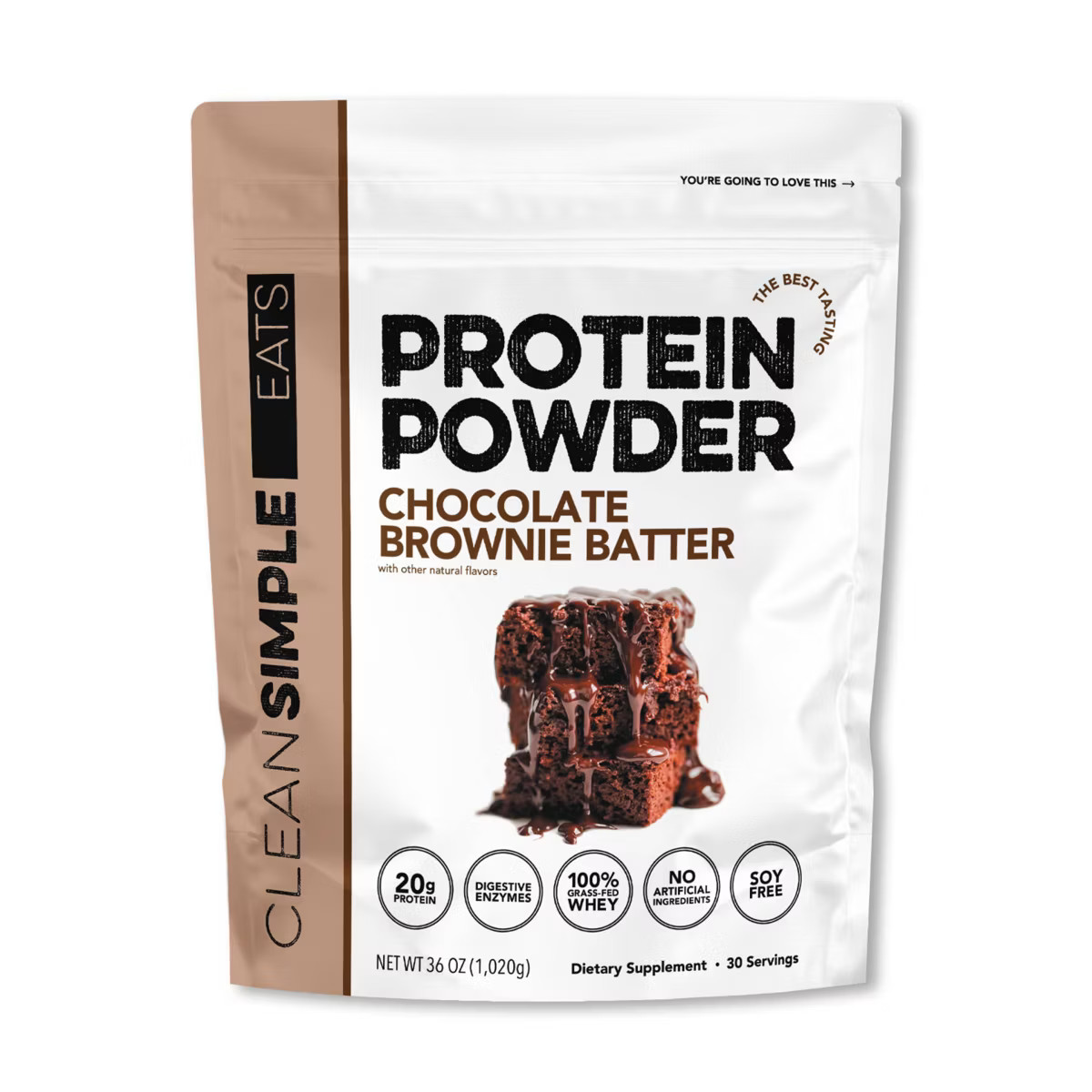 Clean Simple Eats Protein Powder Chocolate Brownie Batter | Target