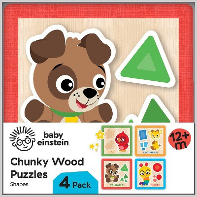 MasterPieces Baby Einstein Chunky Wood Puzzles 4 Pack | Target