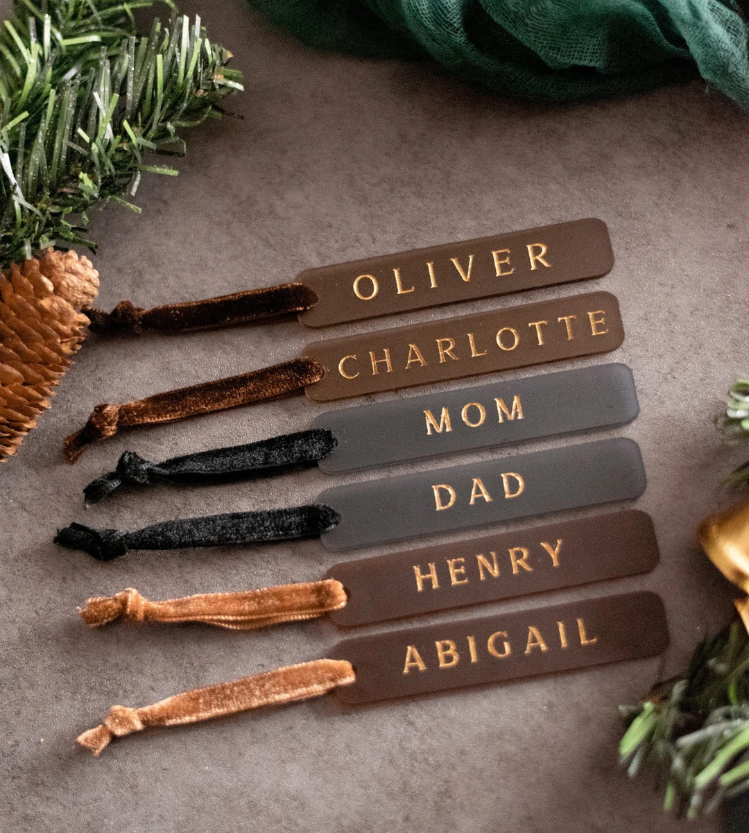 Christmas Stocking Tag, Custom Stocking Tag, Personalized Stocking Tags, Neutral Stocking Tag, Mi... | Etsy (US)