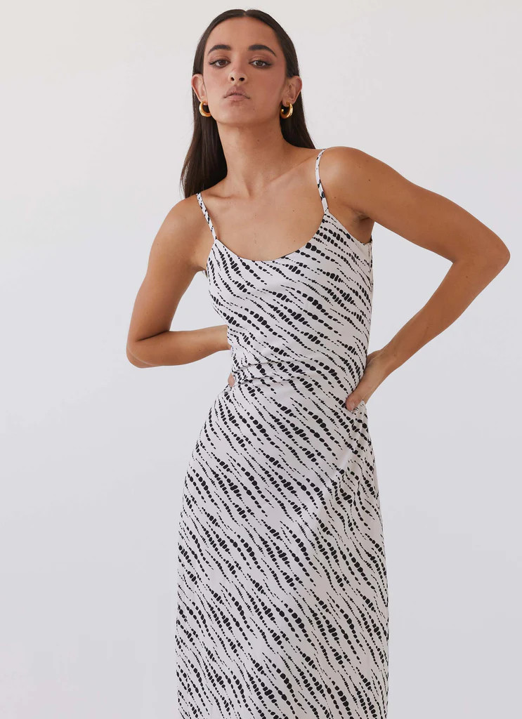 Peppermayo Exclusive -  Carol Maxi Slip Dress - Pebble | Peppermayo (Global)