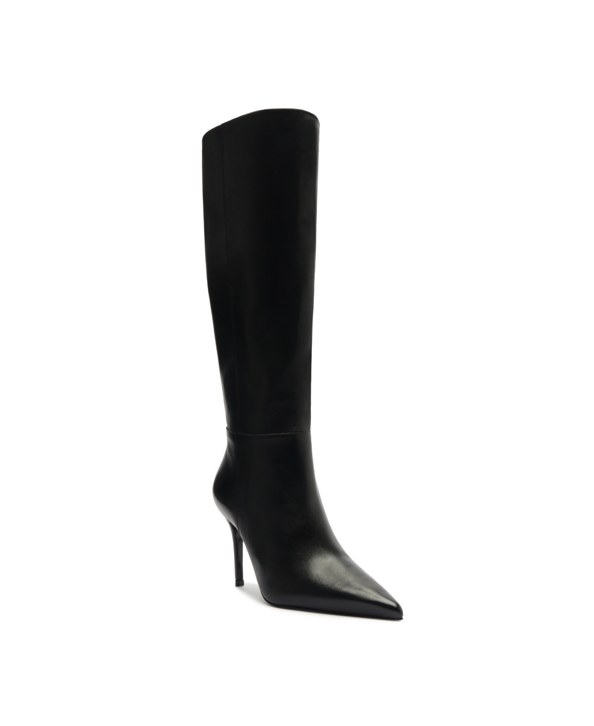 Schutz Women's Mikki Up Knee High Stiletto Boots - Deep Black | Macy's