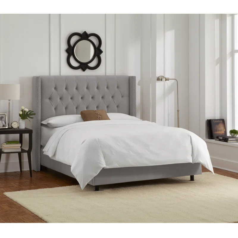 Rita Tufted Upholstered Low Profile Standard Bed | Wayfair North America