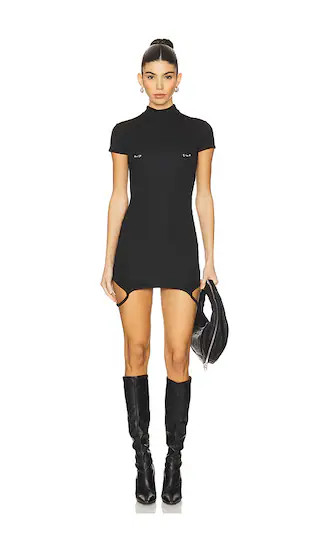 Turtleneck Dress in Black | Revolve Clothing (Global)