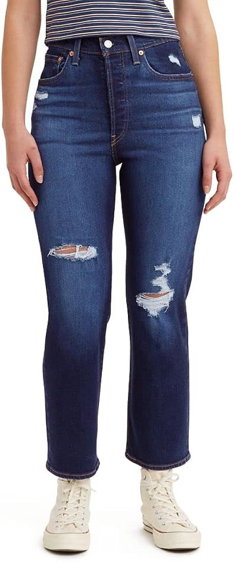 Levi's Women's Ribcage Straight Ankle Jeans | Amazon (US)