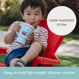 Infantino My 1st Tumbler Toddler Training Cup with Straw, 9oz Sippy Cup with Easy-Grip Handles, S... | Walmart (US)