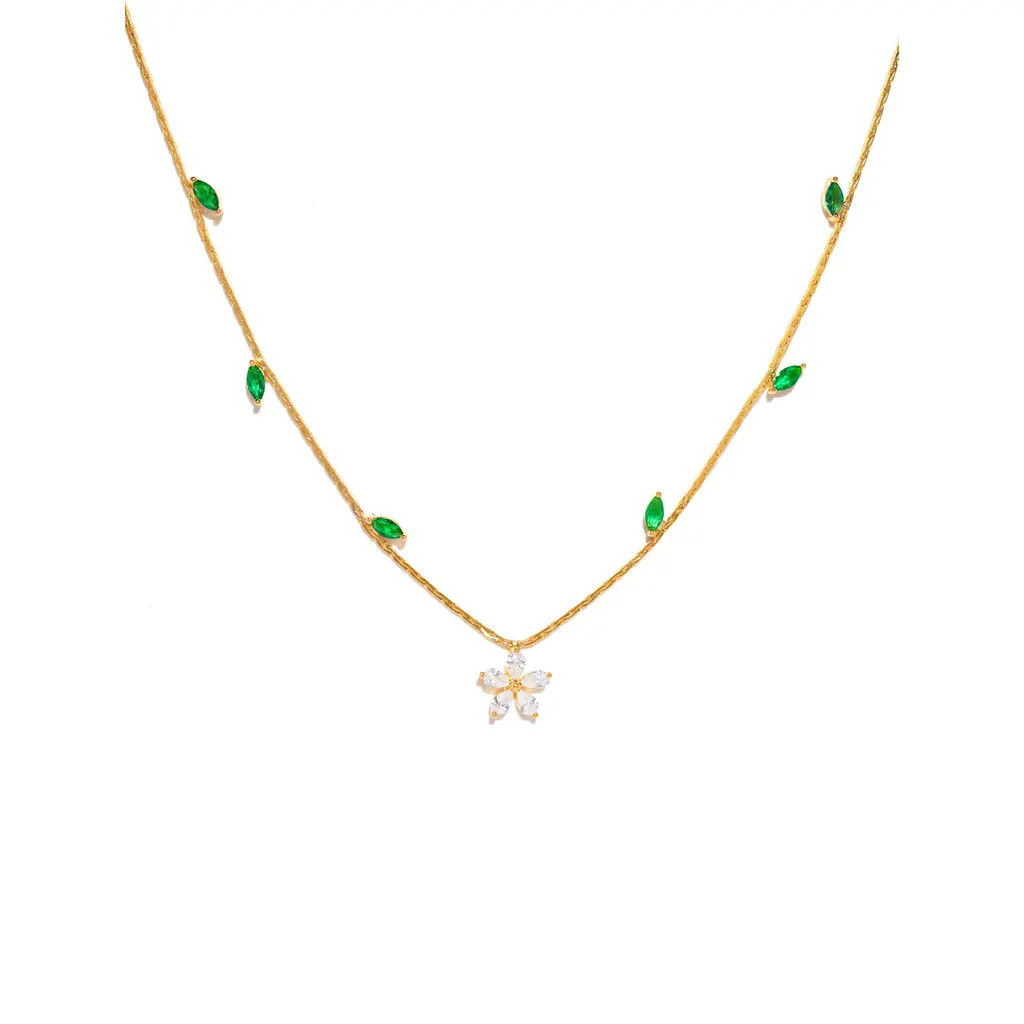 Girls Crew Fresh Bloom Necklace in Gold at Nordstrom | Nordstrom