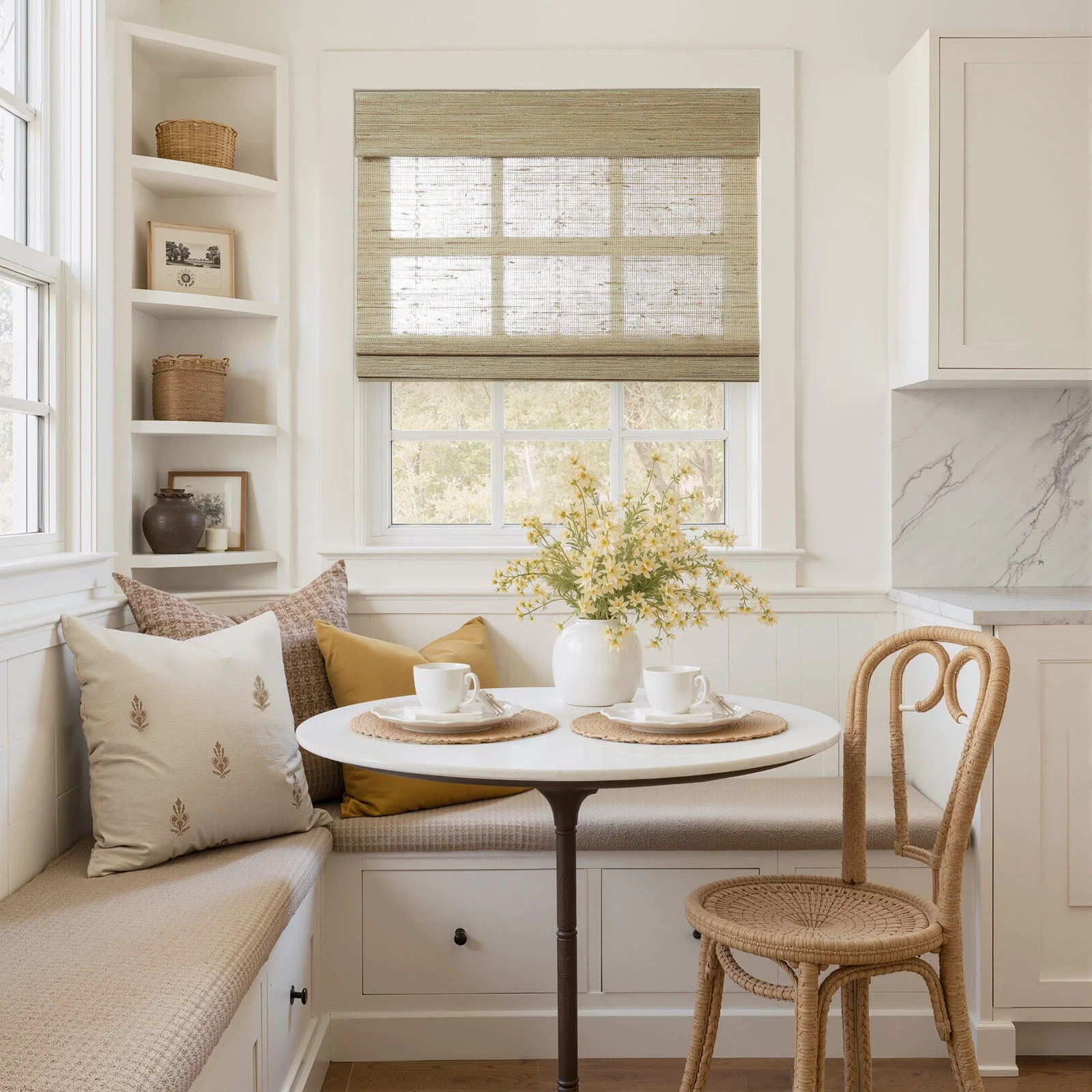 Rae Natural Ramie Jute Woven Wood Shades - Series D | TWOPAGES