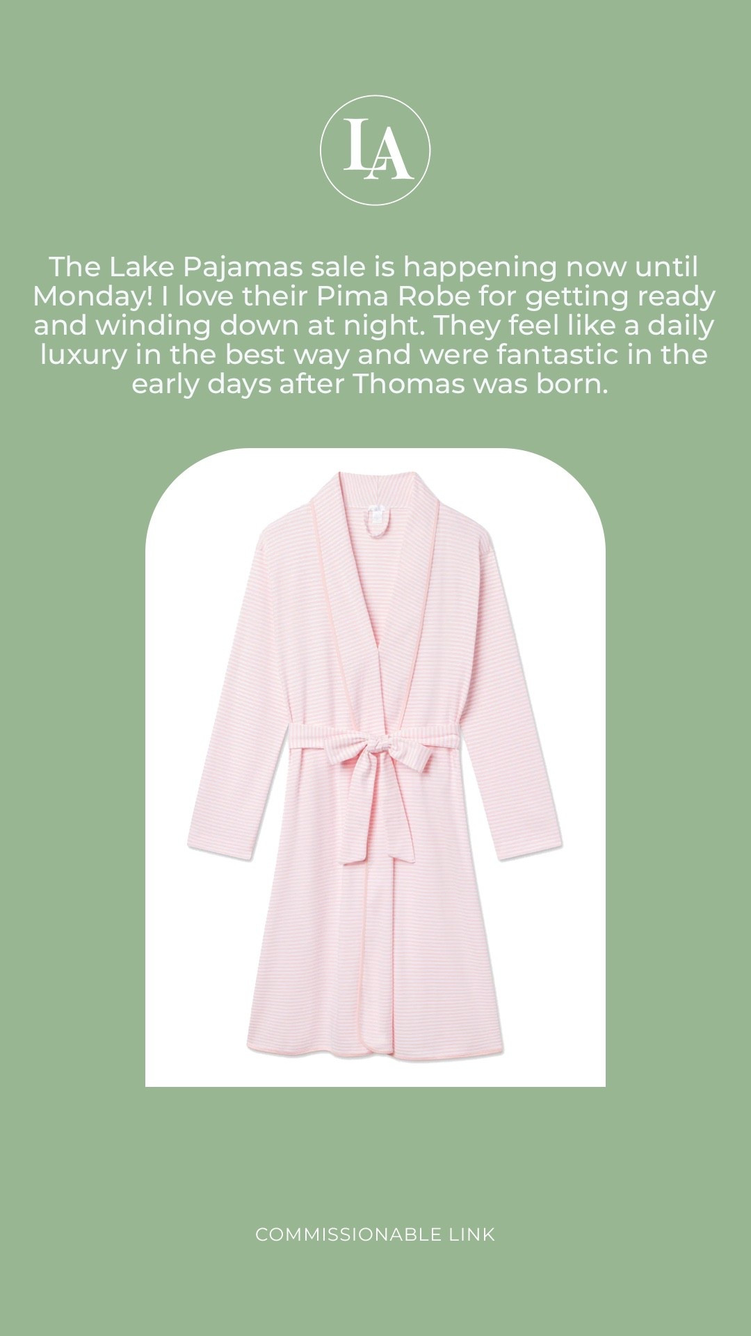 Lake Pajamas Long Sleeve Pima Robe 

#LTKSaleAlert