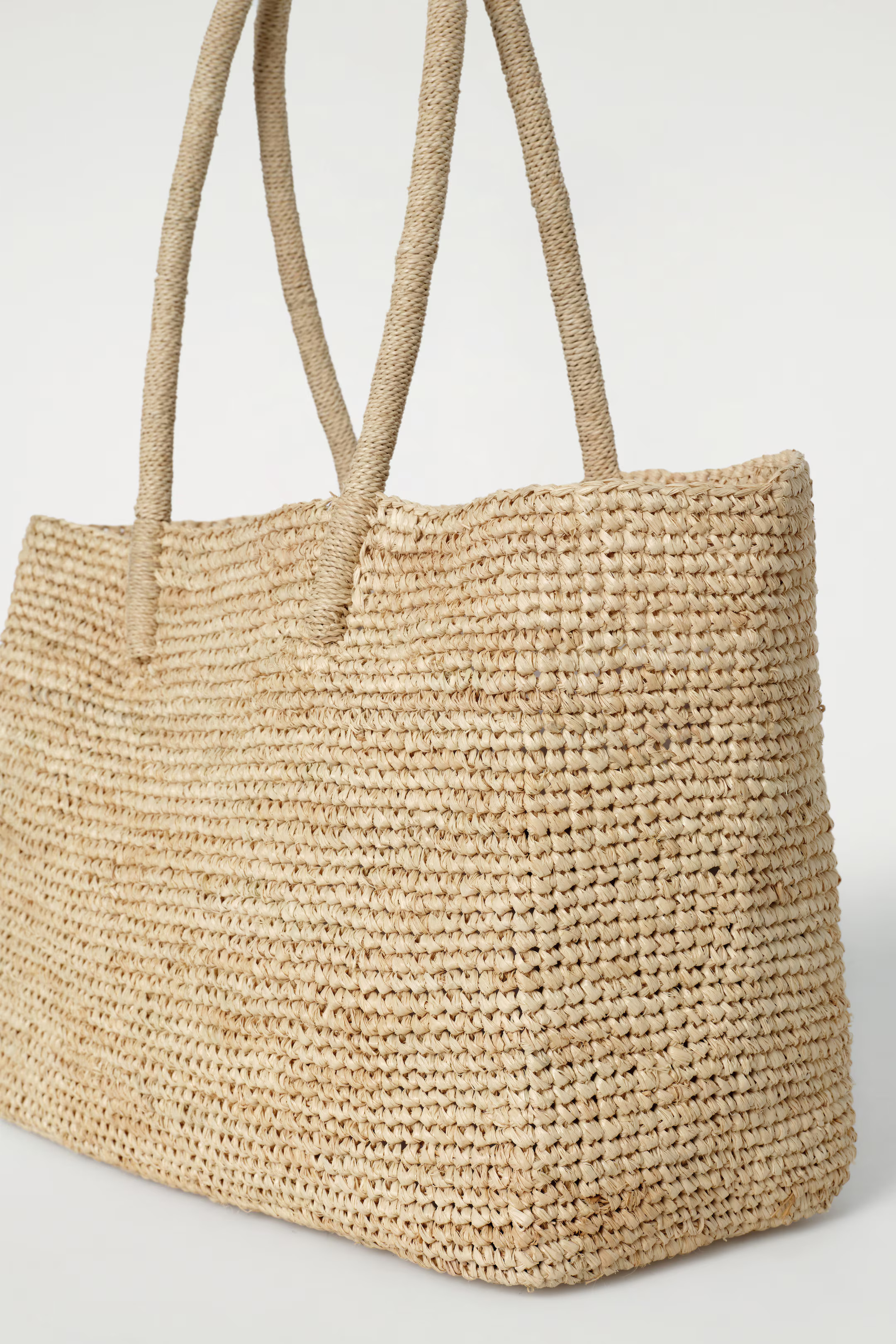 HAND-WOVEN TOTE BAG - RAFFIA - BEIGE | COS | COS (EU)