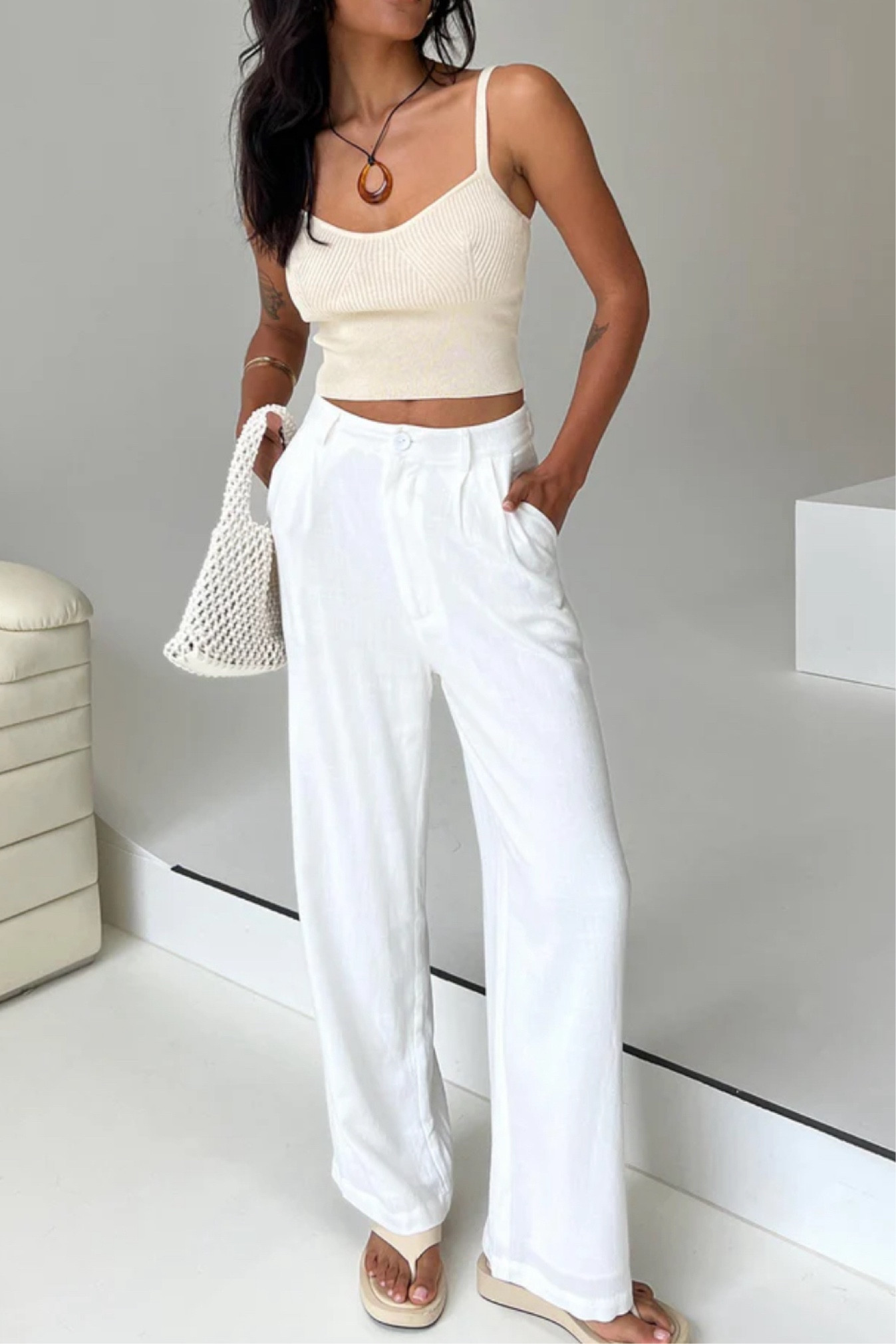 Perfect linen white pants 

#LTKCyberWeek