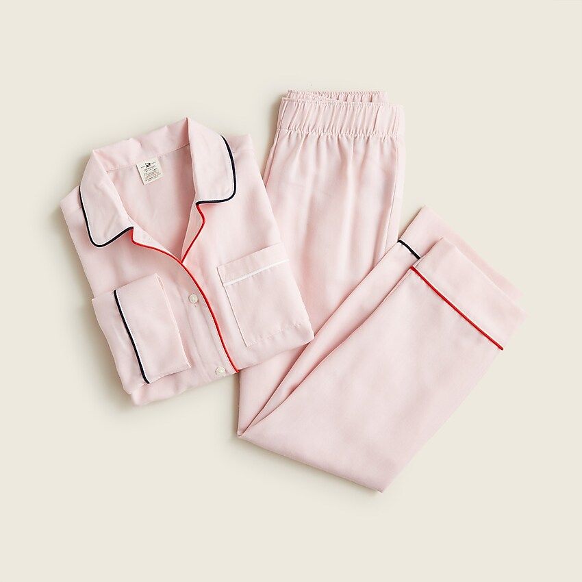 Girls' button-up printed pajama set | J.Crew US