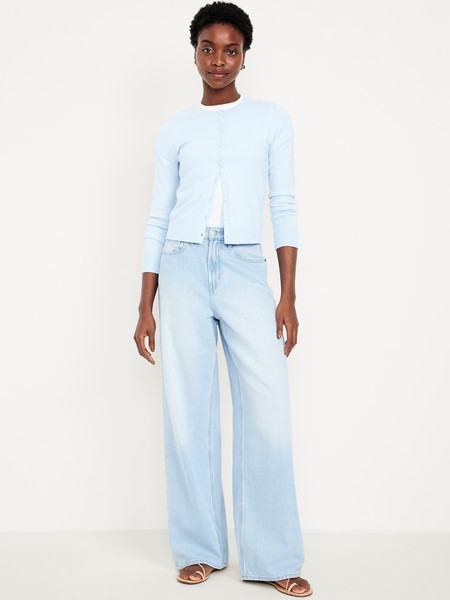 High-Waisted Baggy Wide-Leg Jeans | Old Navy (US)