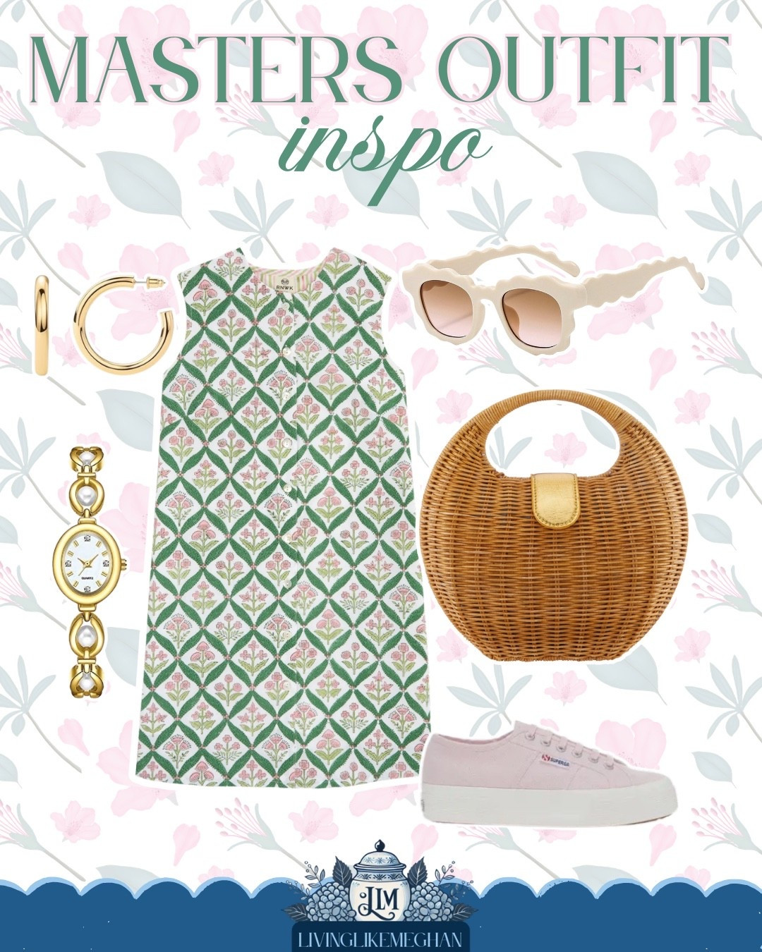 A classic spring dress moment that feels perfect for Masters week. 🌸⛳
The green floral print paired with gold jewelry, woven bag, and platform sneakers creates such an easy spectator outfit for the course or a watch party.

Tap to explore the pieces in this outfit!


masters spectator dress • green floral dress outfit • spring preppy dress • golf tournament fashion women • woven handbag outfit • feminine golf spectator style • spring event outfit idea • classic southern style outfit

#LTKgrwm #LTKootd #LTKActive