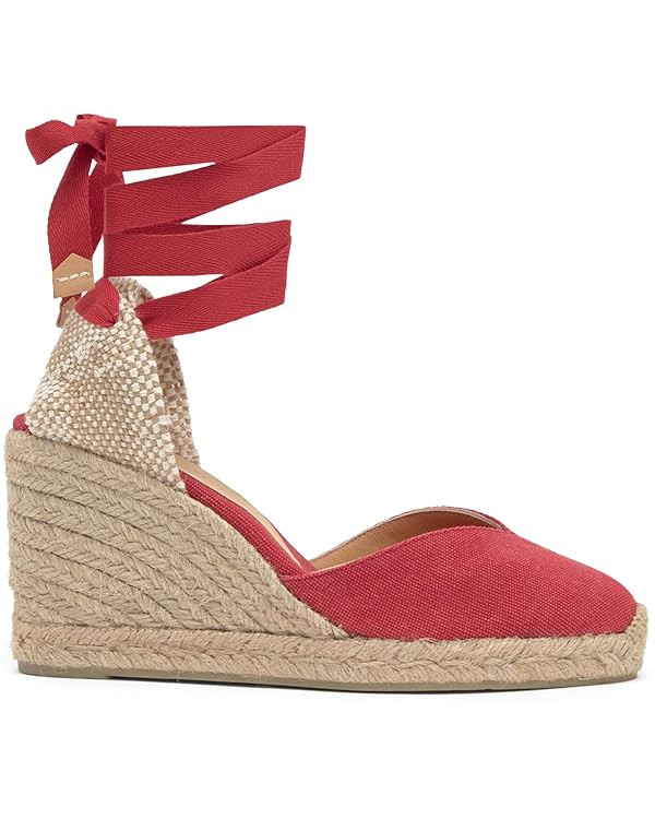Castañer Women's Chiara 80 Mm Wedge Espadrille Sandal | Amazon (US)