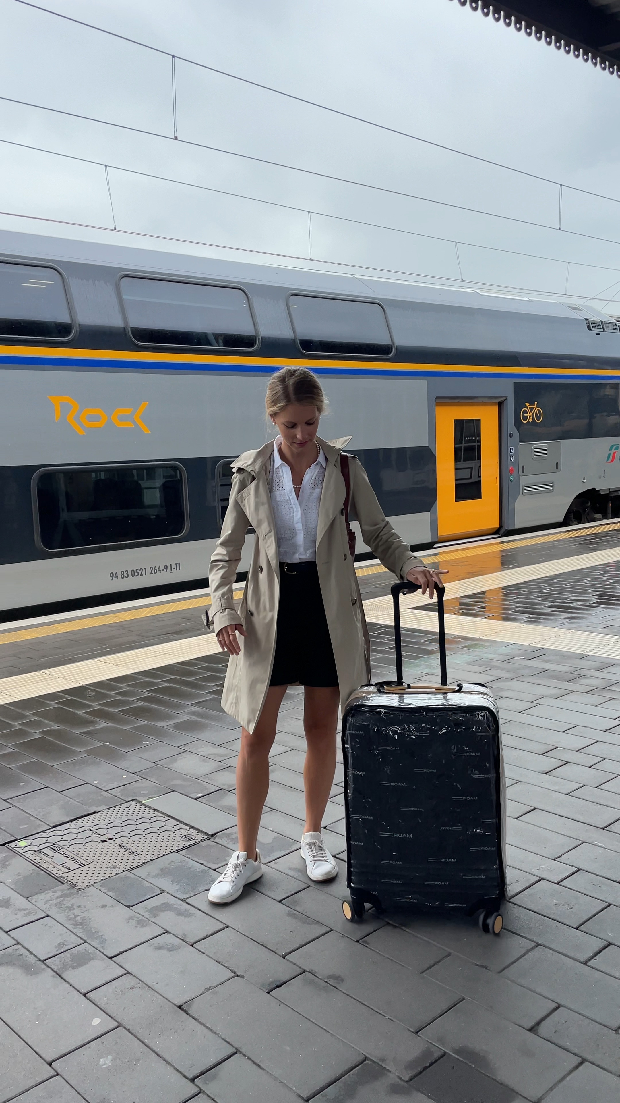 Travel outfit - tailored shorts paired with a white embroidered top, a classic trench and my all time favorite travel shoes, the Cole Haan grand pro. They are SUPER comfortable, lightweight, go with everything, pack well and fit tts. They’ve been on all my trips all over the world and have walked hundreds if not thousands of miles in them. Must have travel essential imo.

summer travels, summer in Europe, tailored shorts, button down tank, white tanks, classic trench coat, white sneakers, Cole Haan, easy, classic, timeless, European style, old money, European summer, outfit ideas, classy, London fog

#LTKTravel #LTKFindsUnder100 #LTKStyleTip