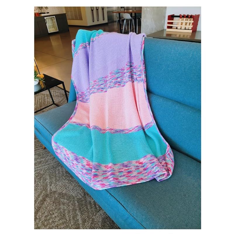 Handmade Crochet Blanket, Crochet Throw, Perfect for couch or bed, Large hamdmade crochet blanket... | Amazon (US)