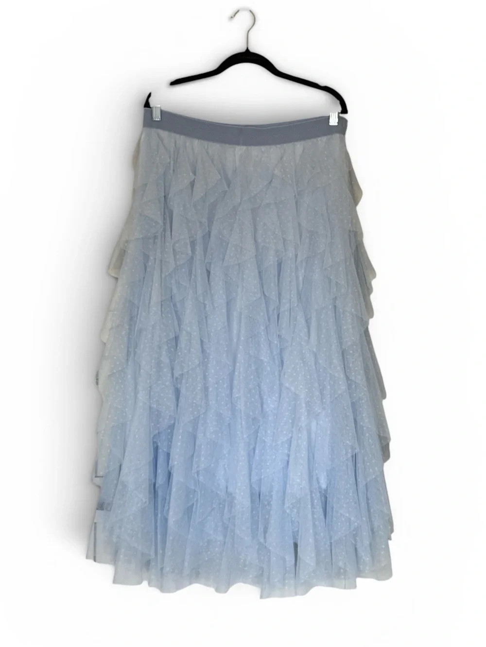 Anthology Light Blue Layered Tulle Midi Skirt | Poshmark