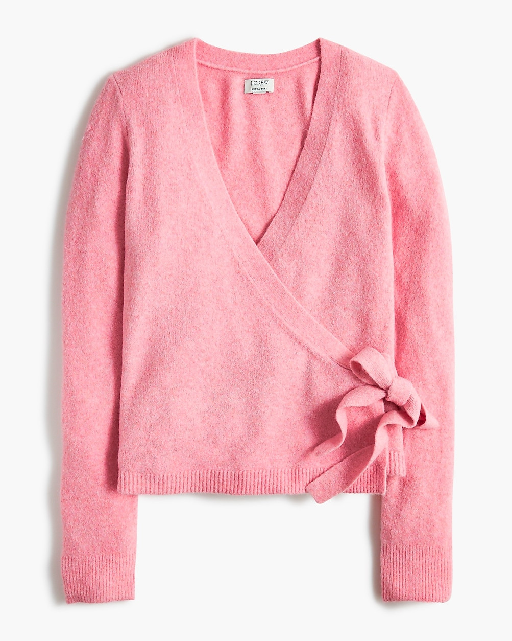 Wrap sweater in extra-soft yarn | J.Crew Factory