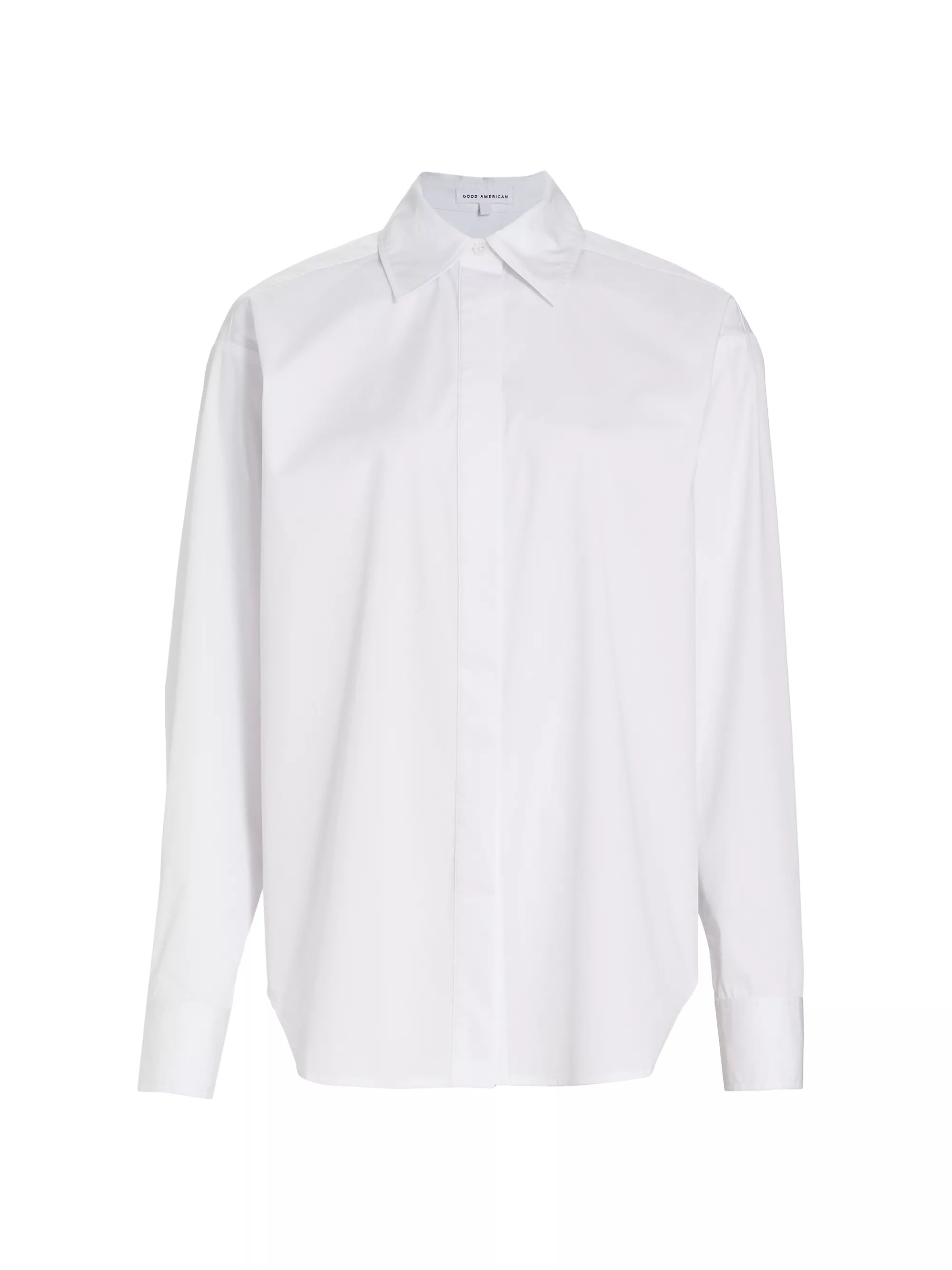 Oversized Unisex Cotton-Blend Shirt | Saks Fifth Avenue