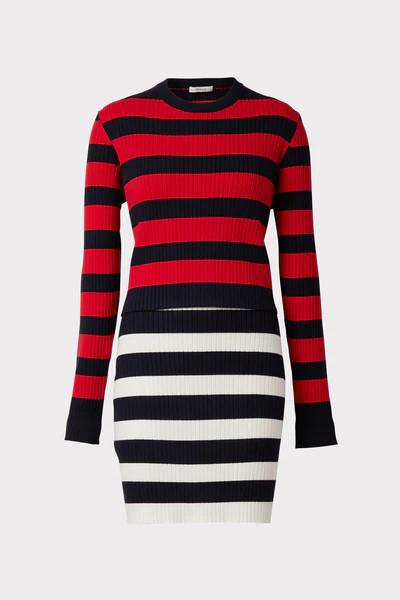 Stripe Layer Dress | MILLY