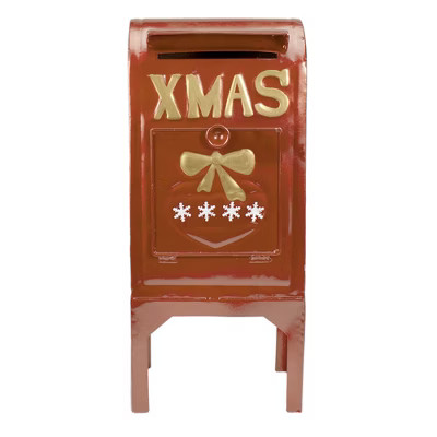 Northlight Metal Mailbox Christmas Decoration - 16" | Target