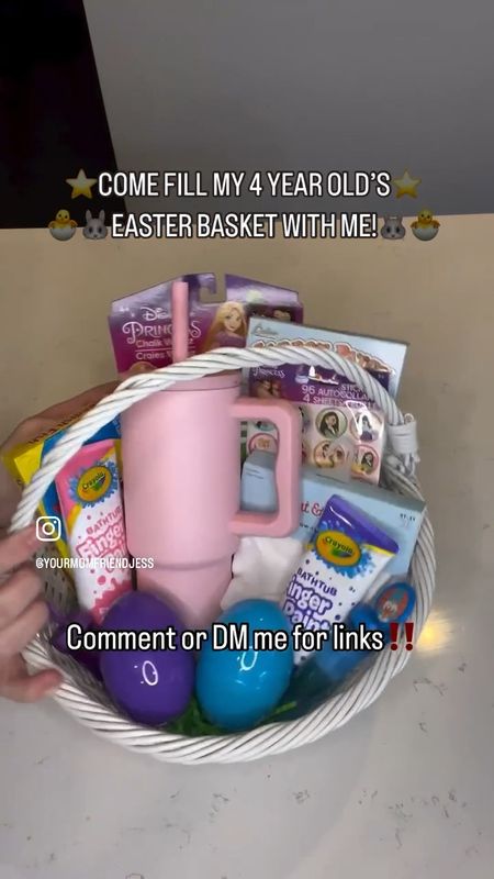 Easter basket ideas for my princess loving 4 year old daughter! Easter basket. Girl Easter basket. 

#LTKkids #LTKbaby #LTKfamily