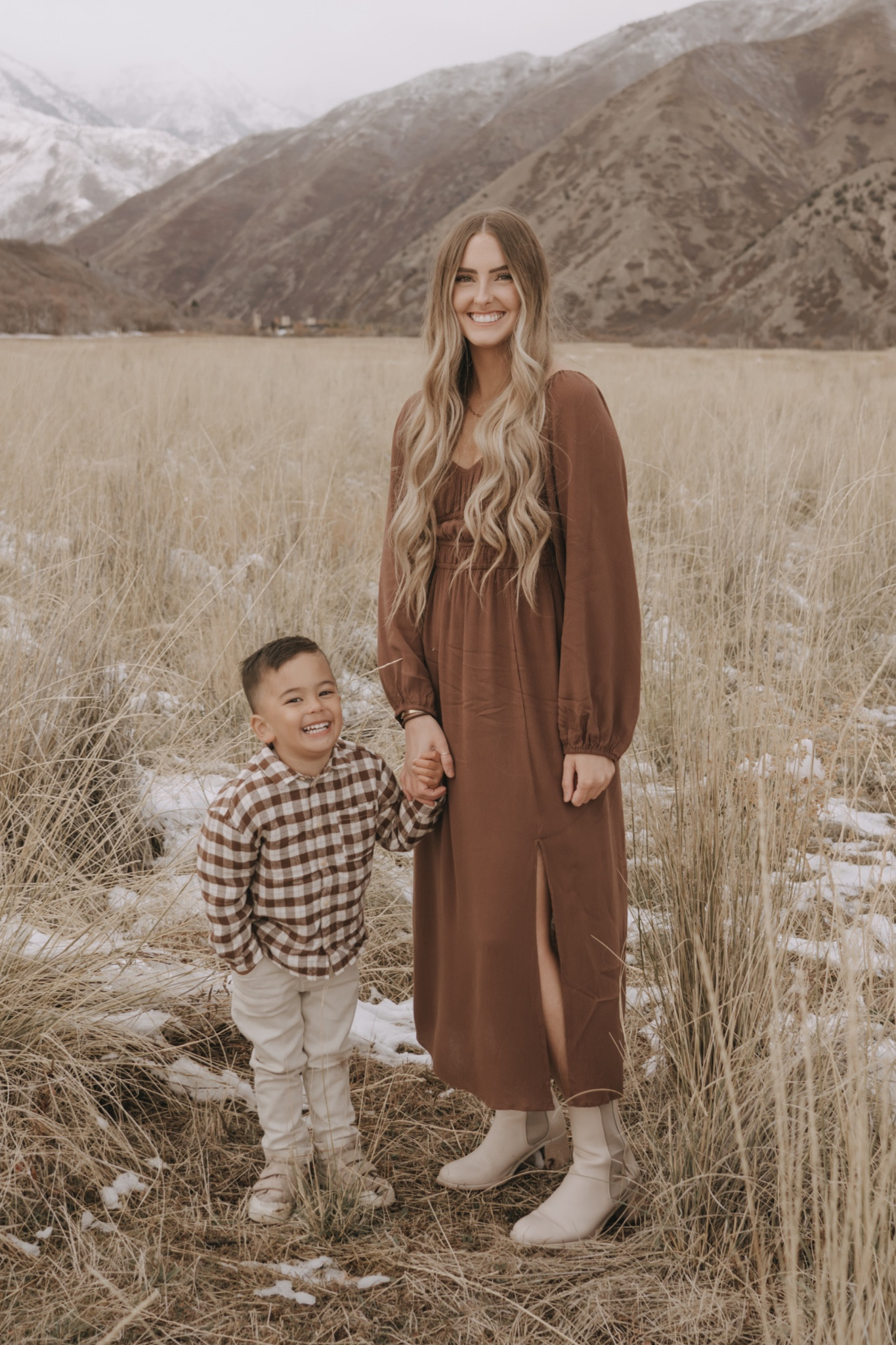 Bohme just restocked this dress! It was super popular last time so hurry if you want one! Plus 25% off with code FIRSTDIBS #fallfamilyphotos #familyphotosoutfits #browndress 

#LTKfamily #LTKsalealert #LTKunder50
