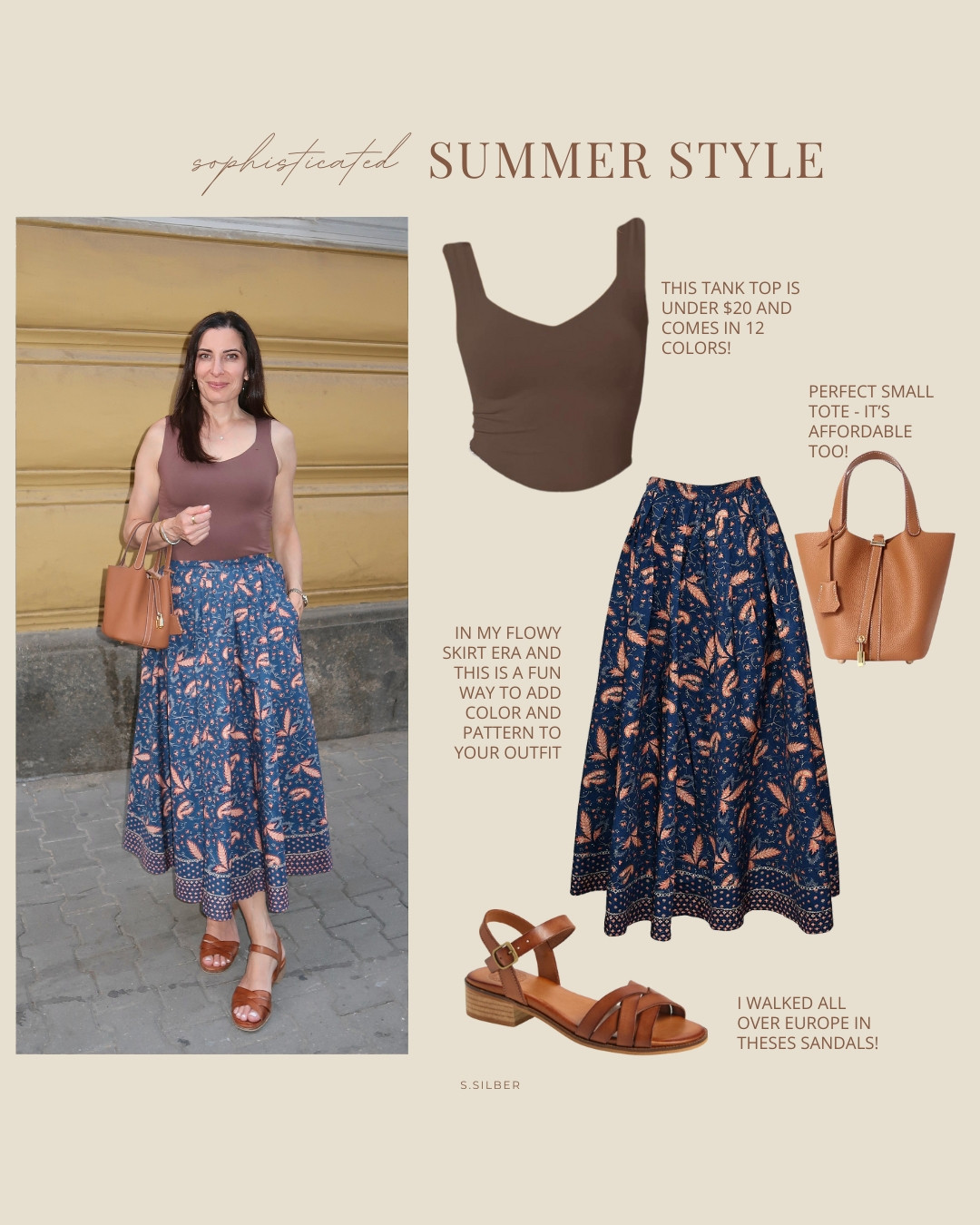 Summer travel outfit idea! This breezy skirt is a fun way to add color and pattern to your outfit. 

vacation, European style, outfit ideas, summer, beach,  Ralph Lauren, Bloomingdales,  Amazon, Nordstrom, Penelope Chilvers, Stefana Silber 

 #LTKSeasonal #LTKStyleTip #LTKTravel