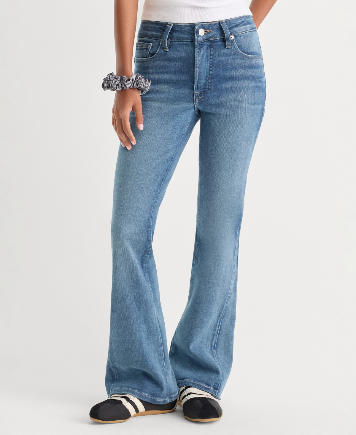 Good American Women's Soft Tech High-Rise Bootcut Jeans - Indigo | Macy's
