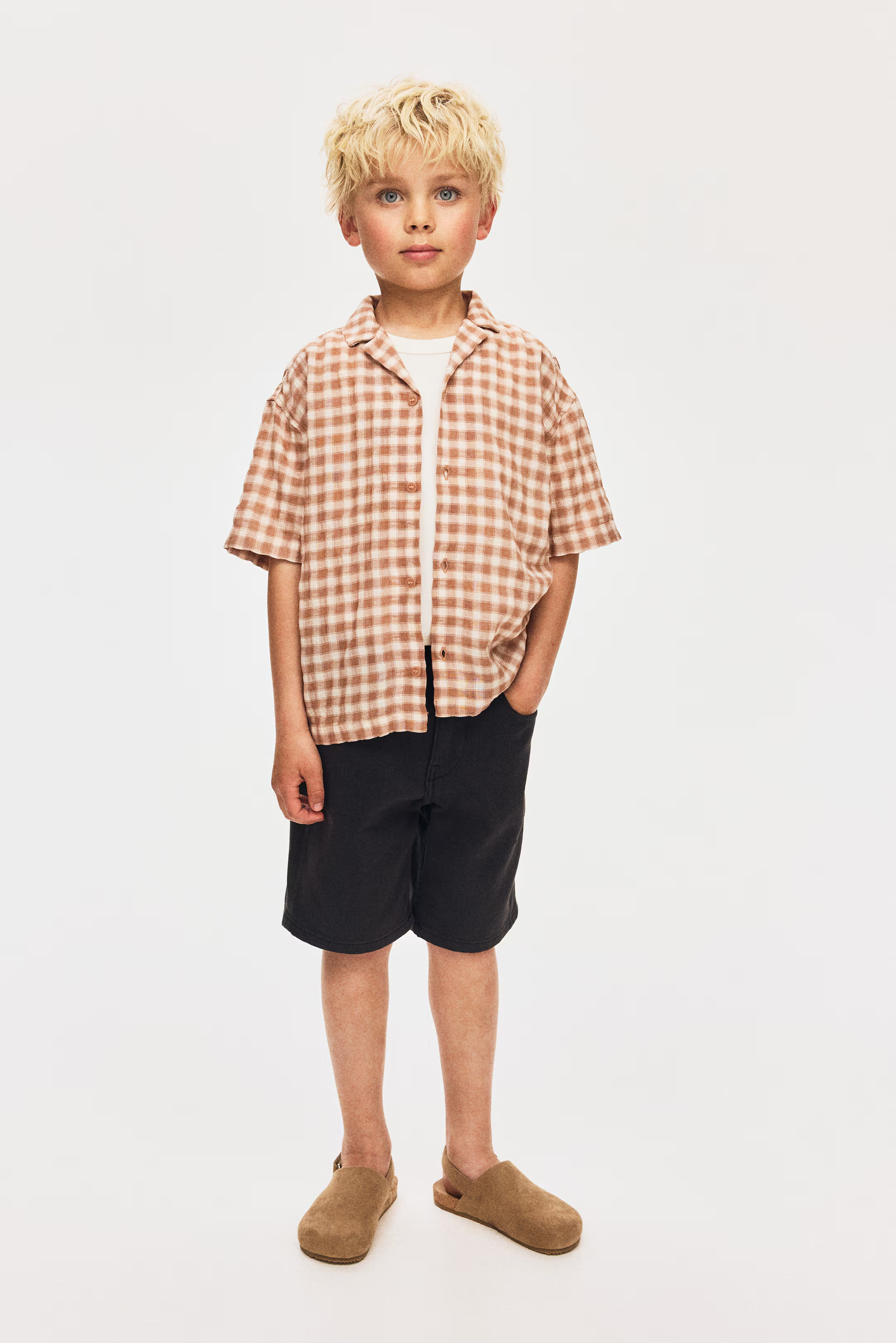 Cotton-Blend Resort Shirt | H&M (US + CA)