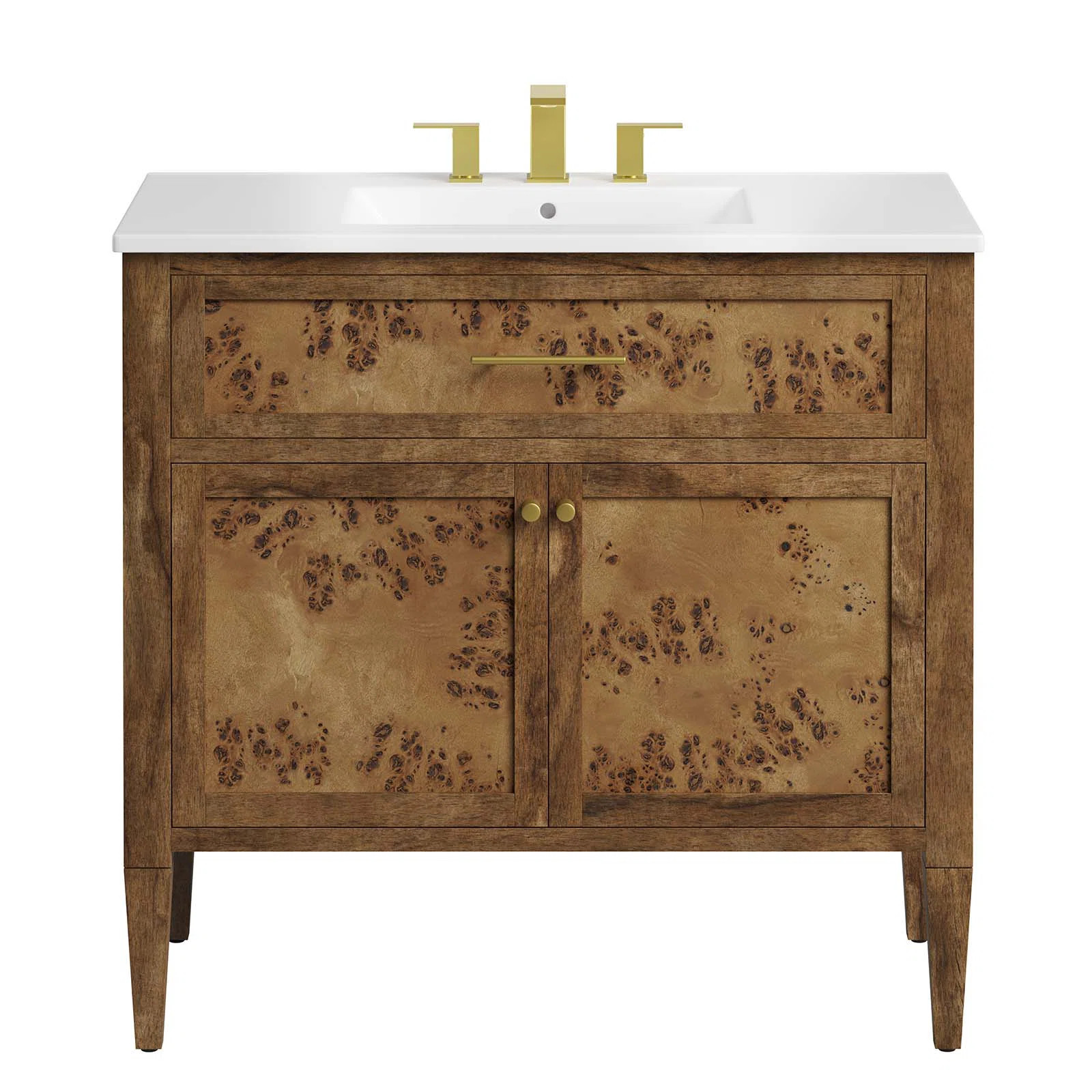 Modway Elysian 36'' Free Standing Single Bathroom Vanity with Manufactured Wood Top | Wayfair North America