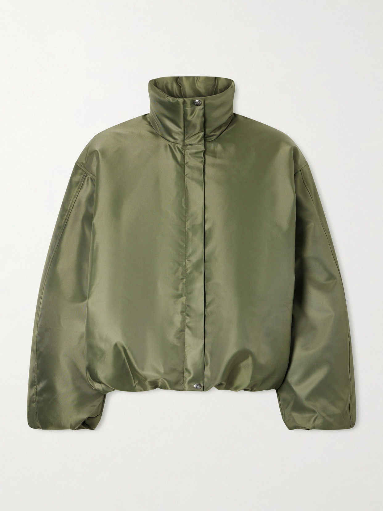 Anine Bing - Cyrus Shell Bomber Jacket - Army green | NET-A-PORTER (UK & EU)
