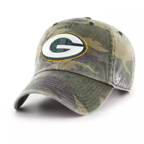 47 Brand Green Bay Packers Clean Up Camo Hat | Scheels
