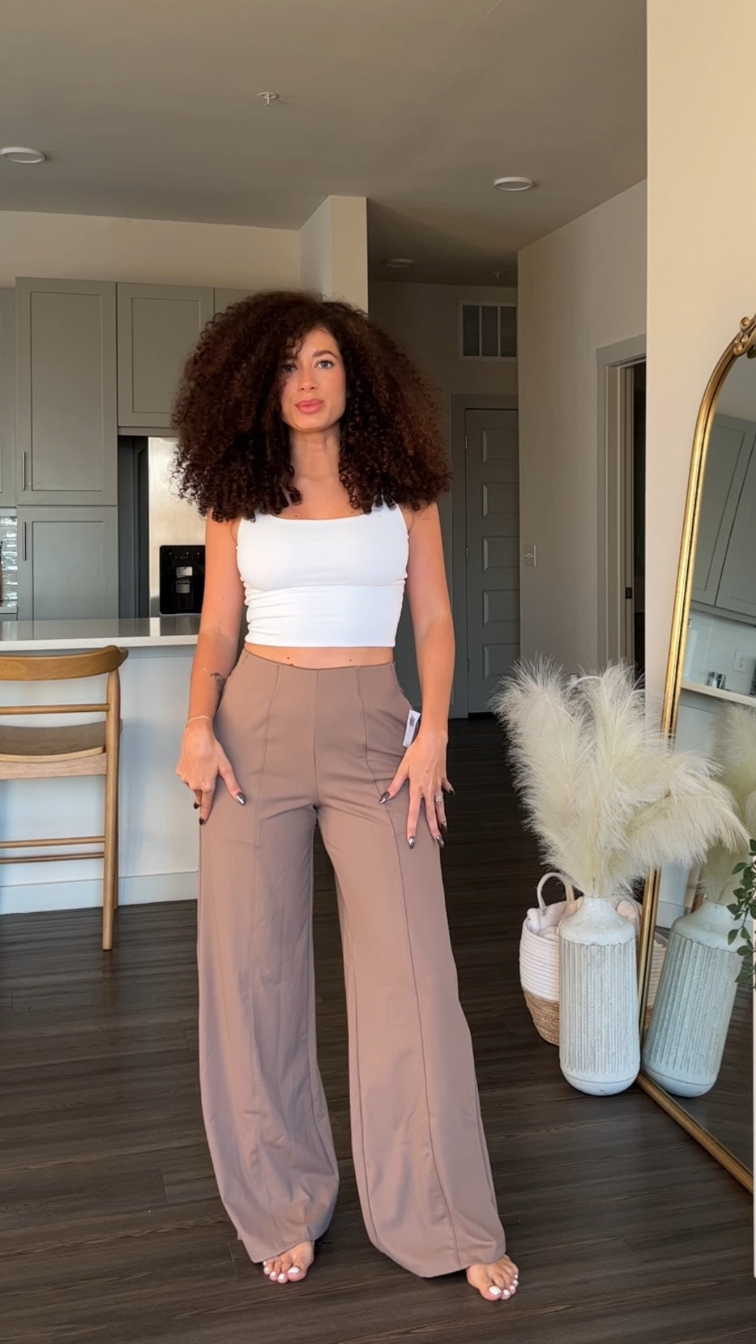 Old navy wide leg pants 😍 #oldnavy 