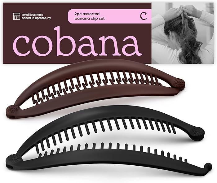 Cobana Banana Clip Hair Clips - Volumizing Hair Claw Clips & Hair Styling Accessories for Thick &... | Amazon (US)