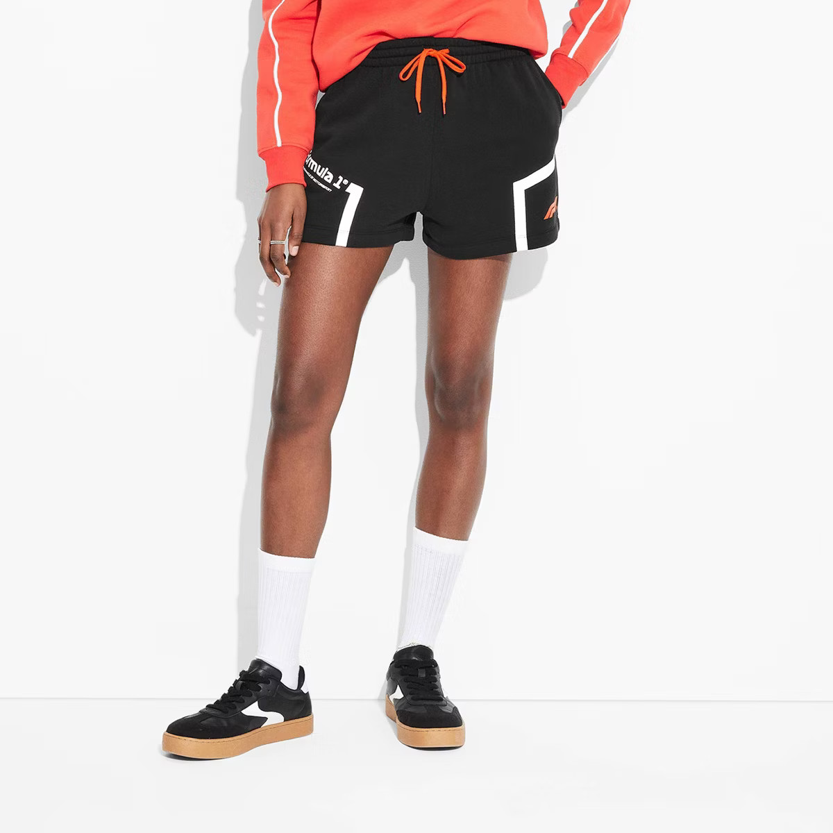 Women's Formula 1 Graphic Shorts - Black | Target