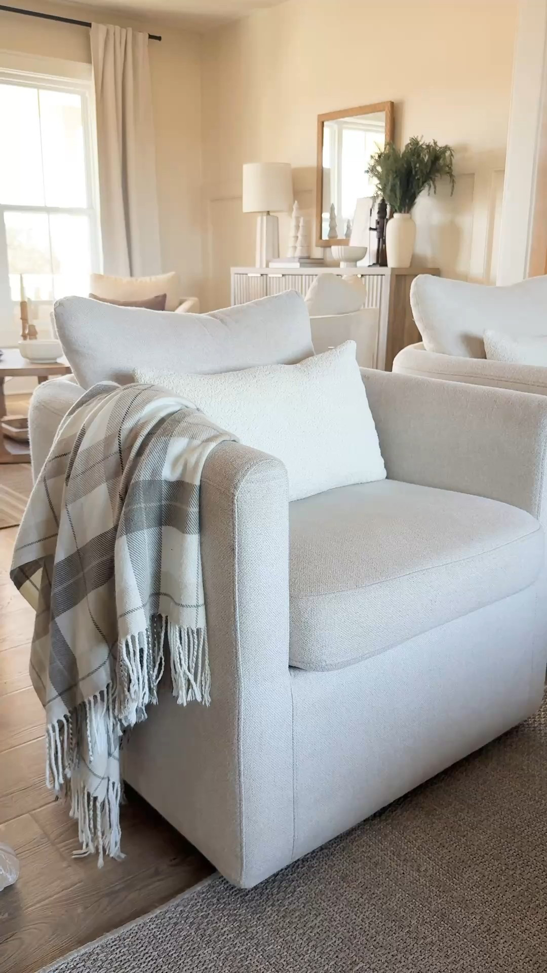 One of my best sellers all year long! These accent chairs are a 10/10! On major sale now. Super comfortable and great quality!!

Accent chairs,
Living room chair, swivel chair, throw blanket, throw pillow 

#LTKSaleAlert #LTKHome