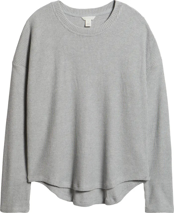 Long Sleeve Waffle Knit T-Shirt | Nordstrom