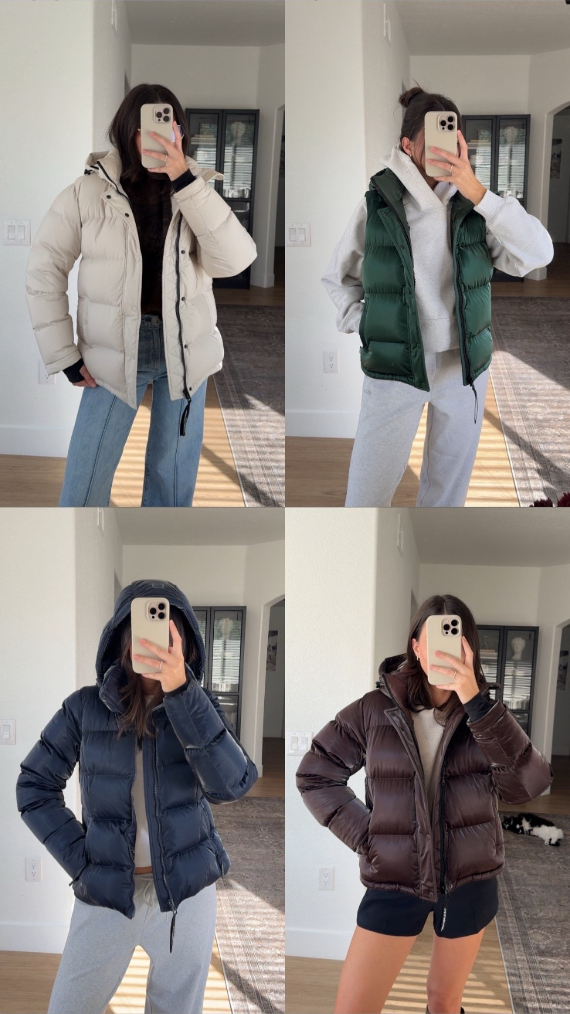 I loveeeee my Super Puff coats and vests because they are so insanely warm; a must-have for the cold! The Matte Pearl Original Super Puff is my classic go-to coat, but a new favorite is the “Liquid Shine” finish which looks even cooler in person (almost like a reflective, velvety kind of shine). 

I’m 5’7” and I wear a size small at Aritzia and also get a size small in the Super Puff! I don’t feel the need to size up as they provide just enough extra room to wear sweaters or fleeces underneath. 


#LTKCyberWeek #LTKHoliday #LTKSaleAlert