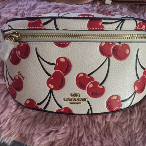 NWT COACH Cherry Bethany belt bag pack cross body | Poshmark