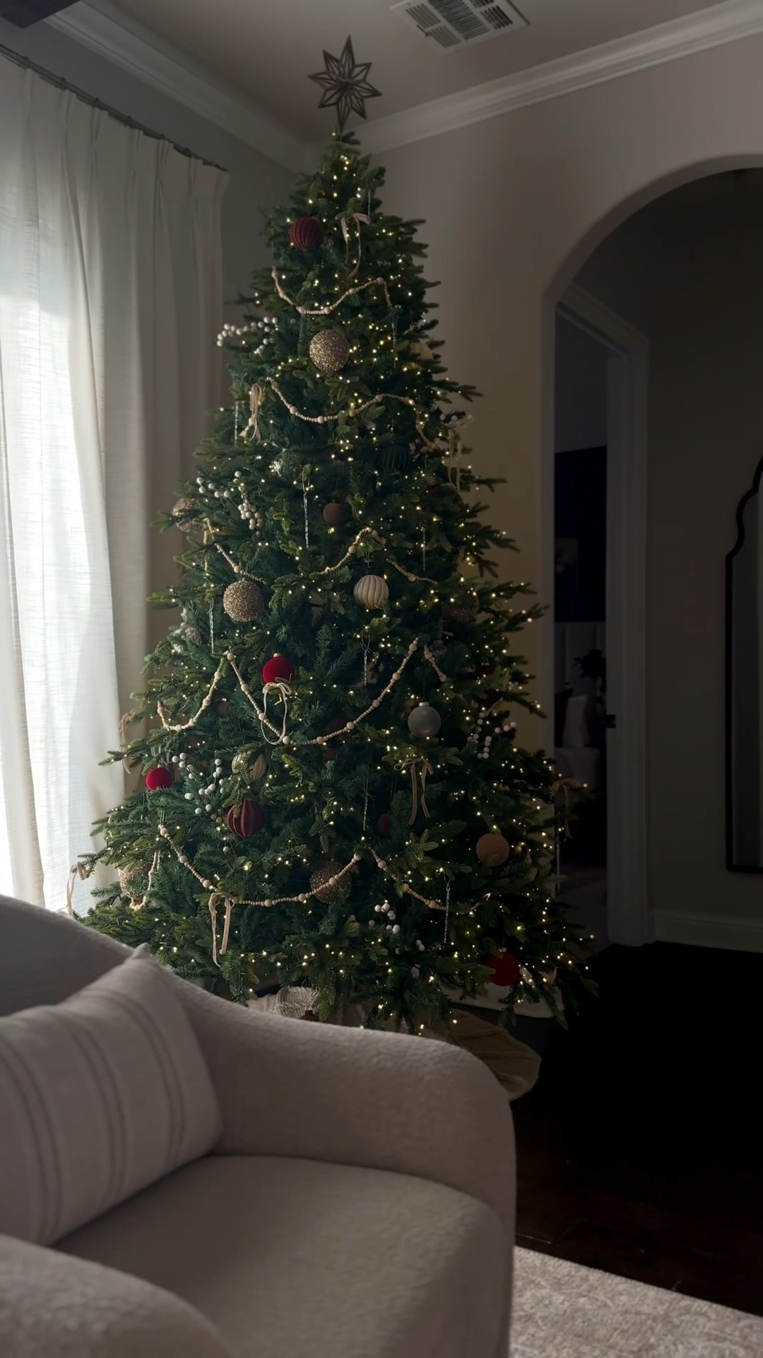 2025 Christmas tree decor. Most of this is from last year but I tried to link similar available options 

twinkle light Christmas tree // 9 ft prelit tree // classic cozy Christmas decor 

#LTKHome #LTKHoliday #LTKSeasonal