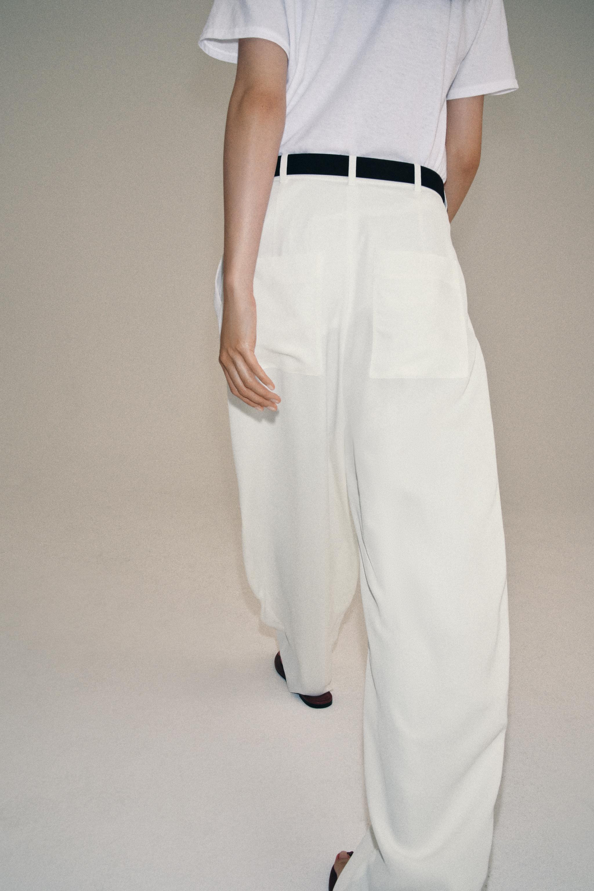 ZW COLLECTION FLOWING DARTED TROUSERS | Zara UK