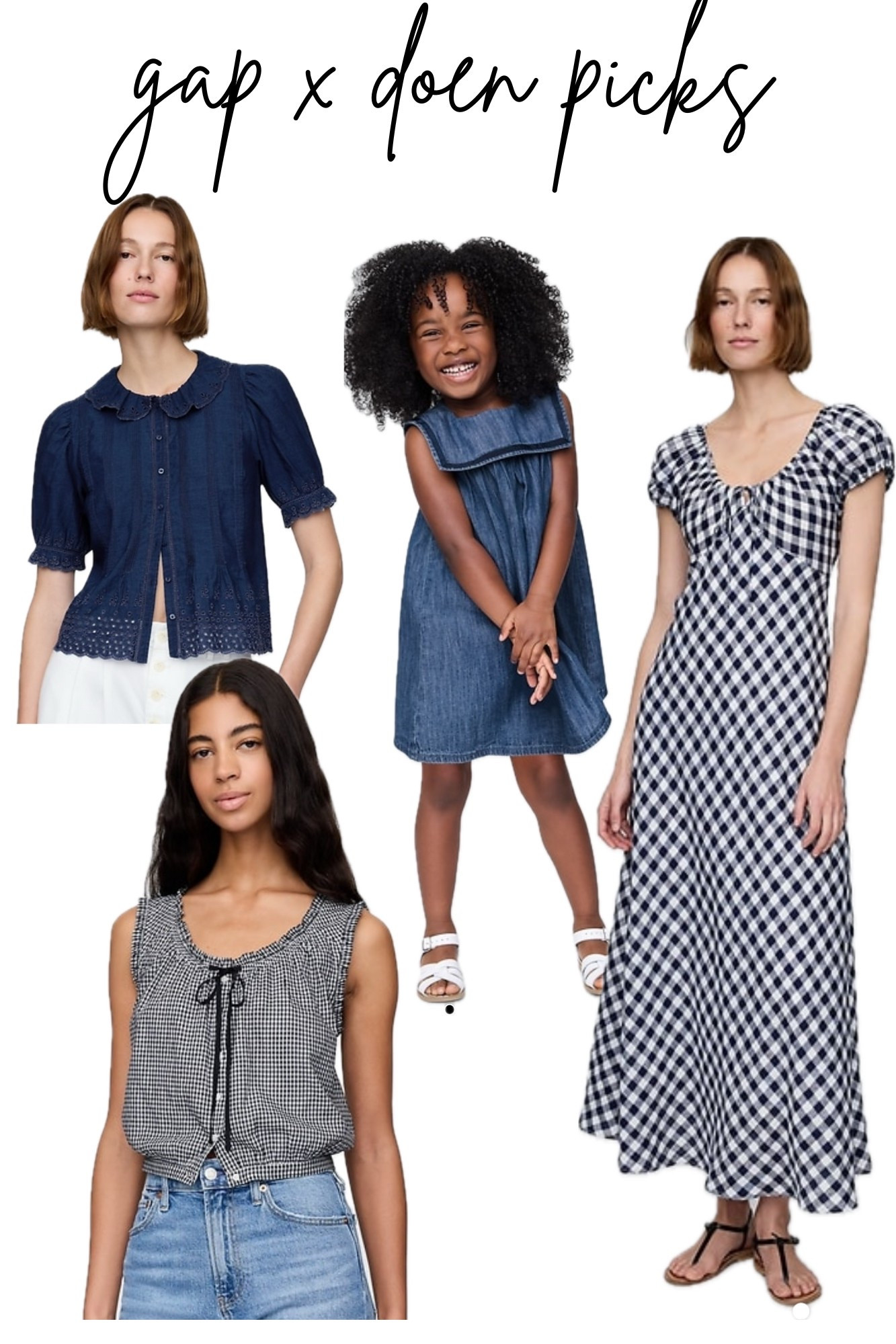 My gap x doen order!!! The best wardrobe staples! And how cute is the toddler girl dress! 

#LTKStyleTip #LTKKids #LTKFamily