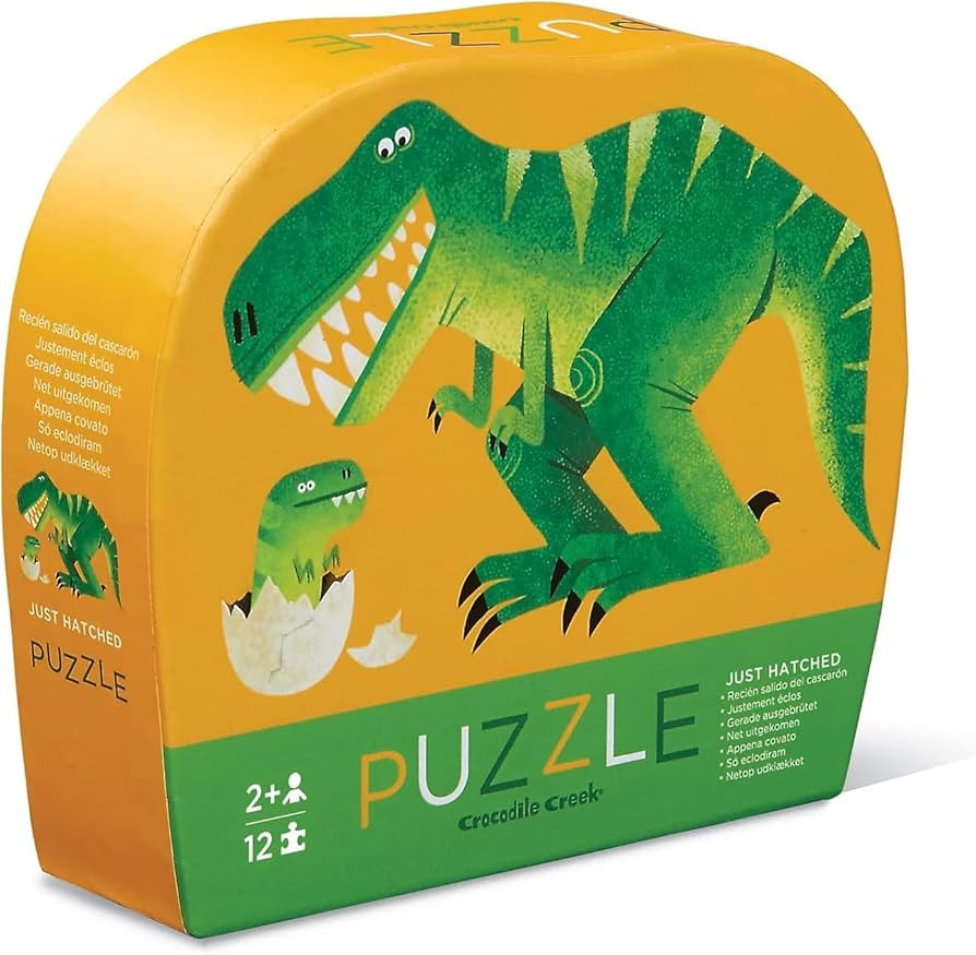 Crocodile Creek 12-Piece Mini Jigsaw Puzzle - Fun Floor Puzzles for Kids Ages 2-4 and Up - Heavy-... | Amazon (US)