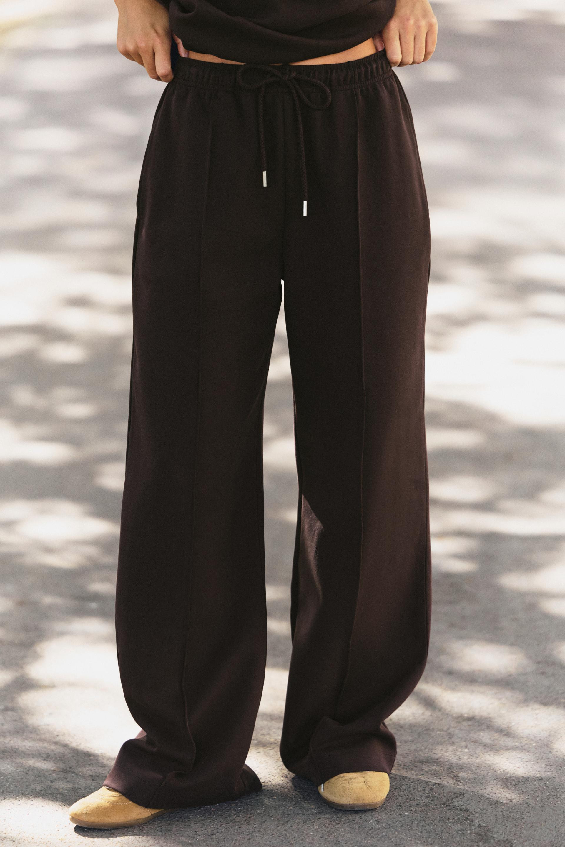 Zara - Interlock Seam Pants - Red - Xl - Woman | Zara US