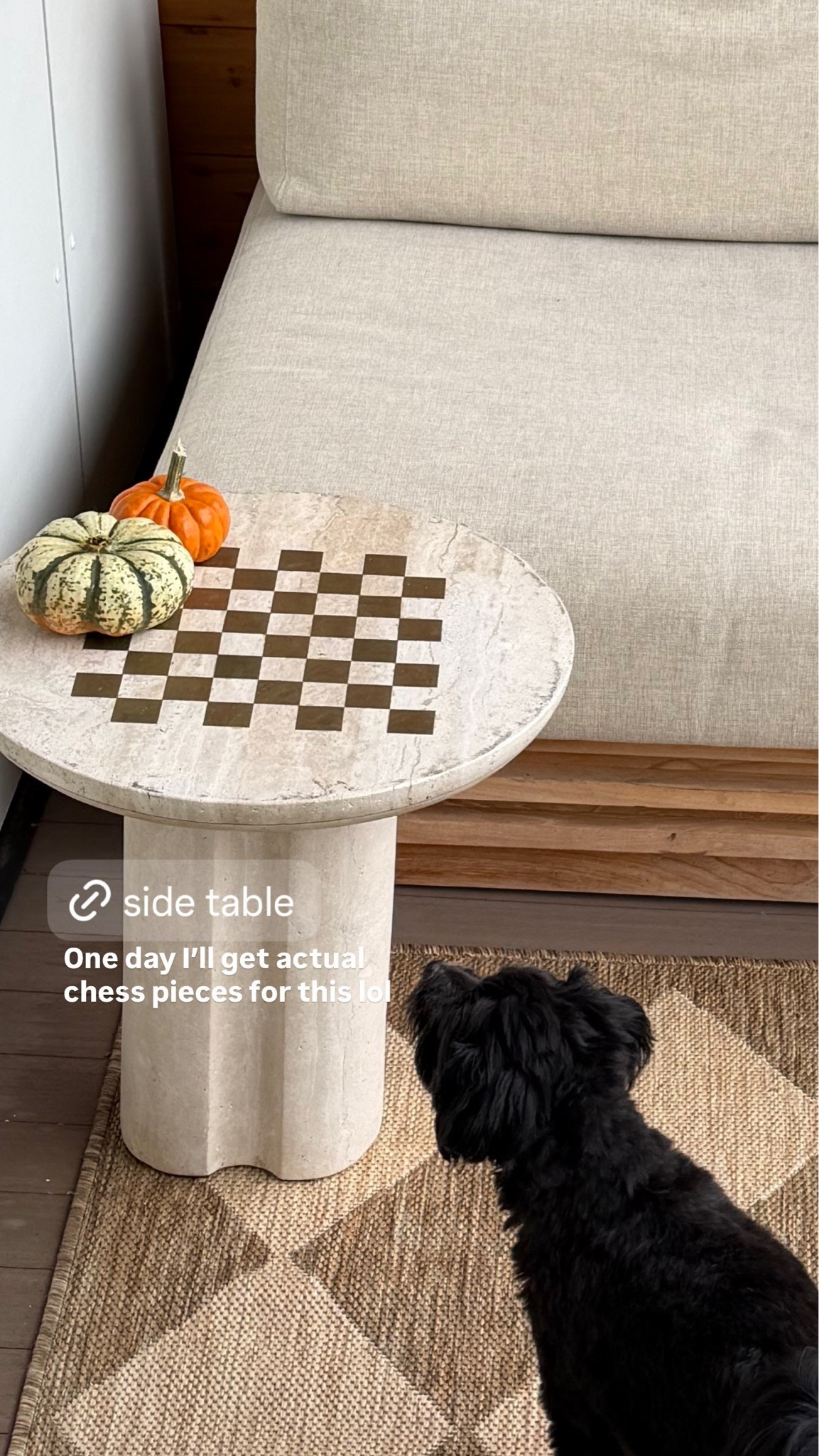 My outdoor side table from CB2!

#LTKHome